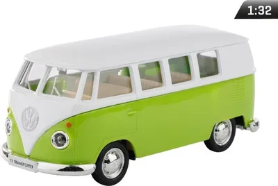 Zdjęcie produktu dla Model 1:32, RMZ VW T1 Transporter, zielono-biały
