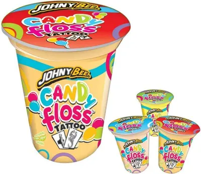 Produktbild von Johny Bee Candy Floss + Tattoo 20g