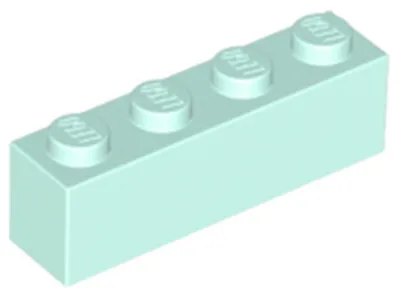 Obrázok produktu pre Lego® 1 ks 3010 Brick 1x4 Part Basic Bricks 1 Light Aqua