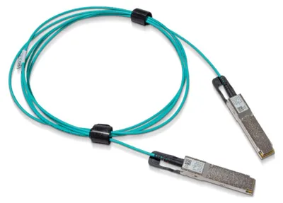 Image de Mellanox LinkX - Câble de connexion directe 200GBase QSFP56 pour QSFP56 (10 m, fibre optique, SFF-8665, sans halogène, actif)