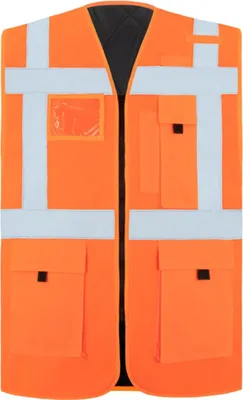 Obrázek produktu pro Korntex KXCMFP | Bezpečnostní vesta Wismar CO² Neutral - barva: Signal Orange - velikost: 7XL