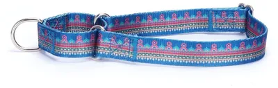 Zdjęcie produktu dla Obroża dla psa typu Martingale, wykonana z nylonu, regulowana, rozmiar L (45-53 cm), kolor granatowy