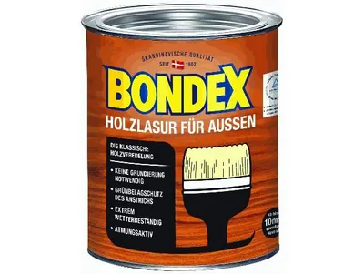 Produktbild von Bondex Holzlasur für Außen 2,5 L kalk weiß