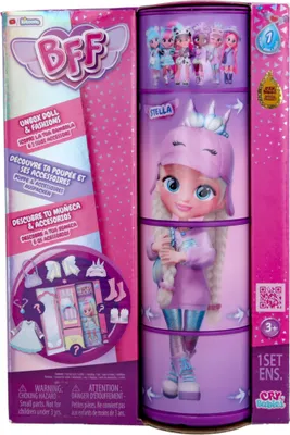 Produktbild von IMC Toys Cry Babies Stella, Modepuppe, Weiblich, 3 Jahr(e), Mädchen, 200 mm, 165 g