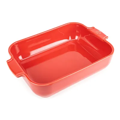 Produktbild von PEUGEOT Keramik Auflaufform APOLLIA 32cm Rechteckig Rot Ofen Spülmaschinenfest