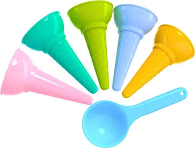 Produktbild von Eistüten für Sandformen Löffel Eisdiele Sommer für Kinder 6221