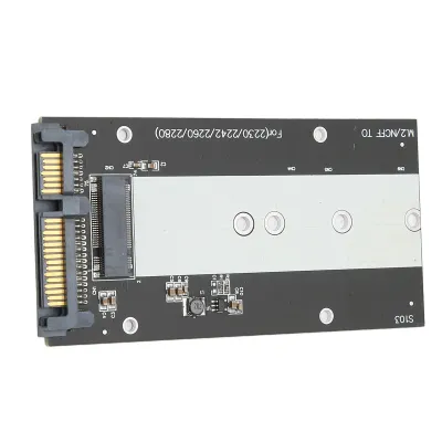 Zdjęcie produktu dla Adapter konwertera M.2 NGFF na SATA III 6000 MB/s szybki transfer interfejsu pamięci masowej karta konwertera dysku twardego