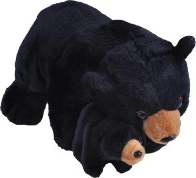 Obrázek produktu pro Plyšový medvěd černý s mládětem - 36 cm