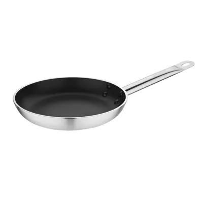 Produktbild von Vogue Antihaft Teflon Aluminium Bratpfanne induktionsgeeignet 24cm