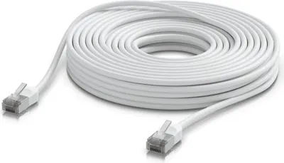 Obrázek produktu pro Ubiquiti UACC-Cable-Patch-Outdoor-C6A-15M-W, 15 m, Cat6a, F/UTP (FTP), RJ-45, RJ-45, Bílá