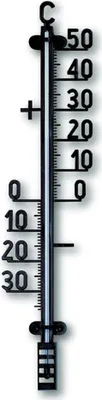 Produktbild von TFA-DOSTMANN Zier-Thermometer Kunststoff, schwarz42 cm