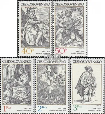 Produktbild von Briefmarken Tschechoslowakei 1982 Mi 2661-2665 (kompl.Ausg.) postfrisch Musik