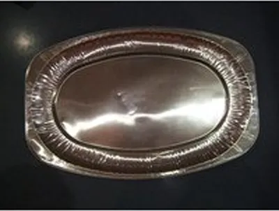 Produktbild von Aluminiumtablett - oval - 445 x 295 mm 5 Stück/Paket