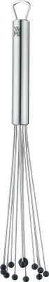 Produktbild von WMF Profi Plus Rührblitz 27 cm, Schneebesen Silikon -Kugeln, Cromargan Edelstahl teilmattiert, hitzebeständiges Silikon, Rührbesen, Quirl
