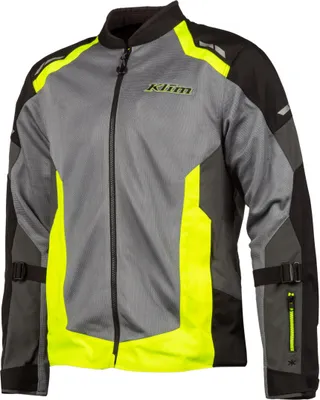 Produktbild von Klim Induction Motorrad Textiljacke, grau/gelb, L