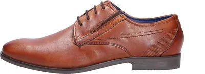 Produktbild von bugatti Herren Businessschuhe, Männer Business Schnürer,Low-tie,schnürschuhe,Anzugschuhe,Derby schnürung,Office,büro,Cognac (6300),47 EU / 11.5 UK