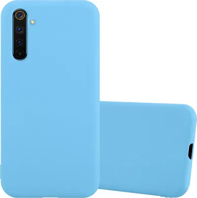 Produktbild von Cadorabo Hülle für Realme 6 PRO Schutzhülle in Blau Handyhülle TPU Silikon Etui Case Cover