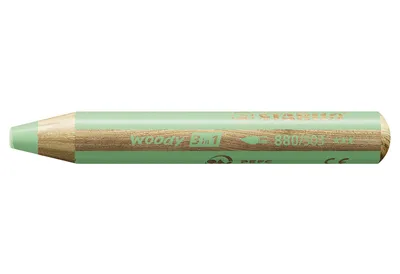 Produktbild von STABILO Multialentstift woody 3 in 1 rund pastellgrün