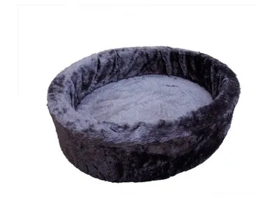 Obrázok produktu pre Plyšová posteľ Nobby 90 cm sivá