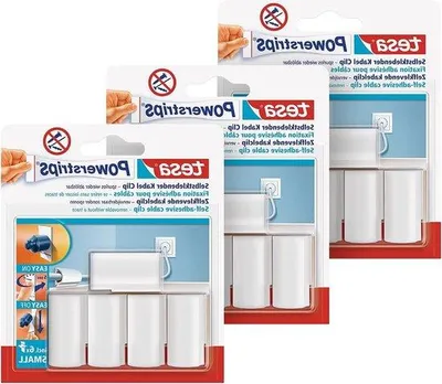 Produktbild von Famanu Kabelclips Set von 15 - Selbstklebende Kabelclips zur Sicherung von Kabeln - Weiß