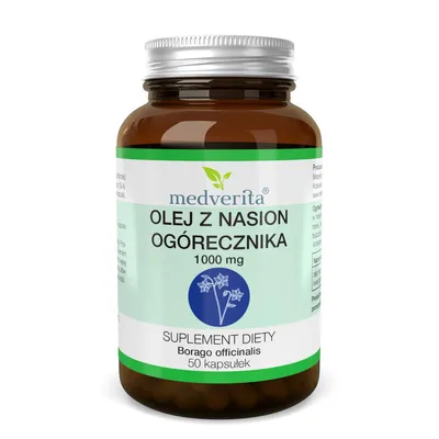 Zdjęcie produktu dla Medverita Olej z nasion ogórecznika 1000 mg - 50 kapsułek