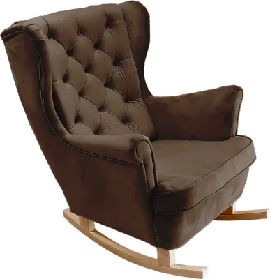 Produktbild von DomoHome Relaxsessel Armlehnensessel Armlehnen Fernsehsessel Loungesessel Polstersessel Couchsessel Armsessel Chair Wohnzimmersessel Ohrensessel | 102x81x95cm | Dark brown_29827