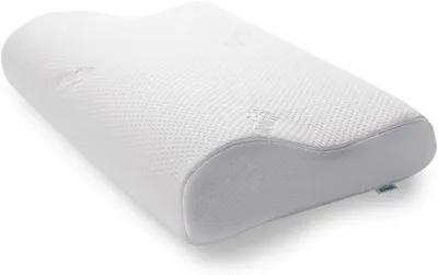 Zdjęcie produktu dla Poduszka ergonomiczna - poduszka pod głowę z pianki memory - optymalne wsparcie dla szyi - dopasowuje się do kształtu głowy - 50 x 31 cm - biała