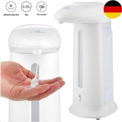 Produktbild von Gel Seifenspender Automatisch Mit Sensor Infrarot PP Flasche Hände Desinfektionsspender Berührungslos Desinfektion Mittel Spender