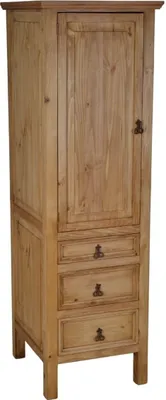 Produktbild von MiaMöbel Küchenmodul Mexico Möbel 63x200x65 cm Landhausstil Massivholz Pinie Honig
