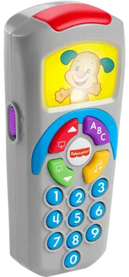 Produktbild von Fisher-Price Laugh & Learn Lernspaß Hündchen-Fernbedienung Lernspielzeug für Babys und Kleinkinder mit Musik und Lichtern, deutsche Version, 0,5 Jahr(e), Mit Ton, Batterien erforderlich, AAA, Kunststoff, Mehrfarbig