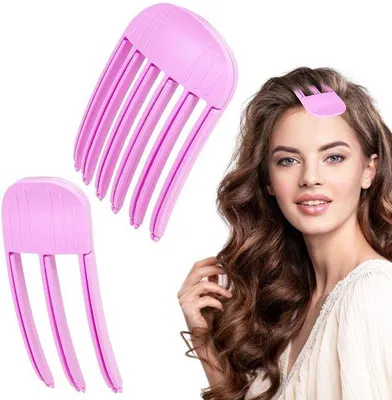 Zdjęcie produktu dla Niebieska spinka do włosów dla dorosłych, płaska spinka do grubych i cienkich czapek, antypoślizgowa, do codziennego noszenia, ok. 11 x 3,3 cm