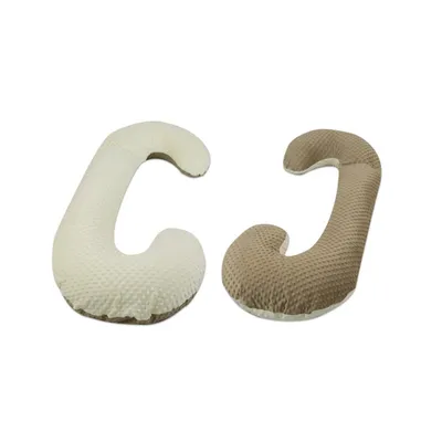 Produktbild von Mutterschaft Minky Kissen C-Form Cappuccino-Creme