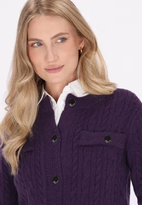 Produktbild von PATTEN Damen Cardigan - Lila, XL/XXL