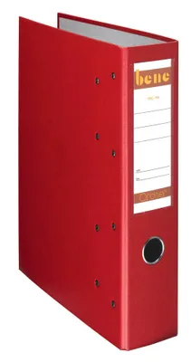 Produktbild von bene Doppelordner rot Karton 7,5 cm