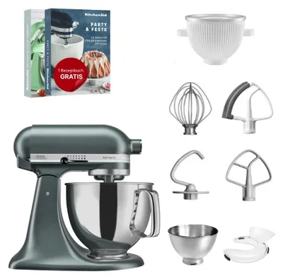 Produktbild von KitchenAid 4,8 L 5KSM175 Artisan Küchenmaschine Icelover mit Eiszubereiter Juniper