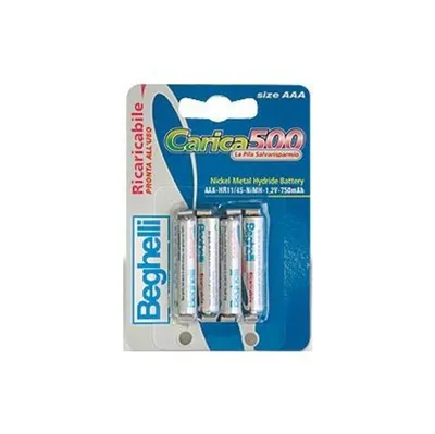 Immagine prodotto di Beghelli 8852 batteria per uso domestico Batteria ricaricabile Mini Stilo AAA Nichel-Metallo Idruro (NiMH)
