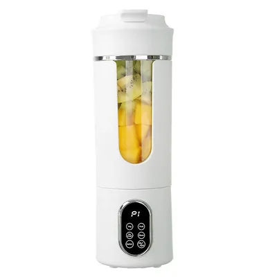 Produktbild von Tragbarer Mini-Standmixer, 530ml Blender mit 12 Edelstahlklingen und Digitalanzeige, USB Aufladung für Entsafter