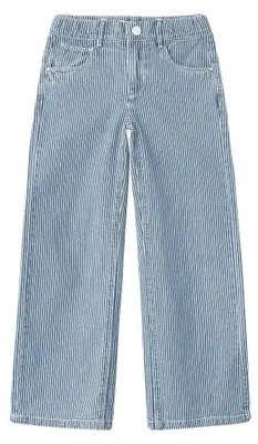 Produktbild von NAME IT Mädchen Nkfrose Wide DNM Pant 2664-ir Noos, Medium Blue Denim, 116