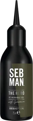 Zdjęcie produktu dla Sebastian Professional, SEB MAN The Hero, Guarana, Hair Styling Gel, Strong Hold, 75 ml