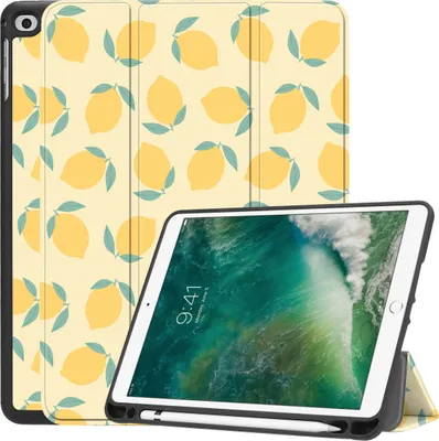 Produktbild von imoshion Design Trifold Klaphülle iPad 6 (2018) 9.7 Zoll / iPad 5 (2017) 9.7 Zoll / Air 2 (2014)/Air 1 (2013) - Citrus Dream