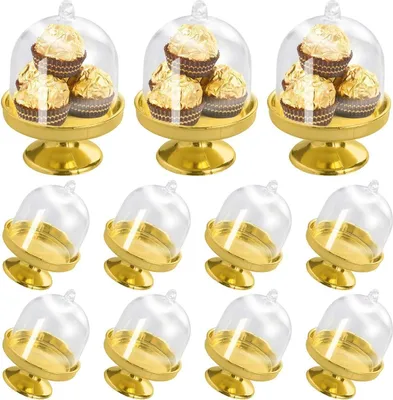 Produktbild von Cisolen Mini Kuchenglocken Gold Hochzeit Geburtstag Party Deko