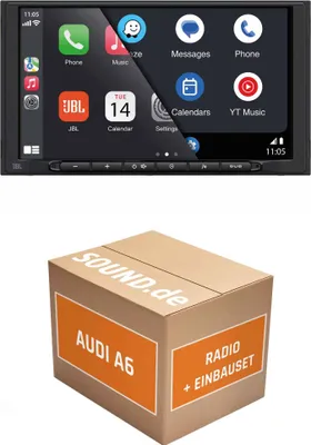 Produktbild von Autoradio Einbaupaket JBL Legend 700D passend für Audi A6 C5 | CarPlay Wireless Android Auto Wireless