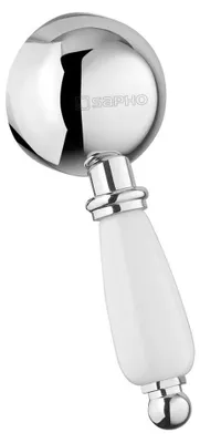 Produktbild von Sapho Hebel für Kirké White, weiß/Chrom