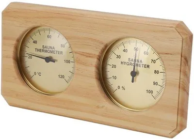 Produktbild von Holzsaunathermometer Feuchtigkeitsmesser Hohe Temperaturmessung für Saunaraum