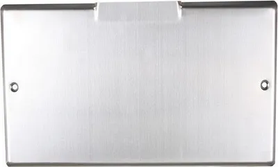 Image de Js Abdeckung Mit Schrauben,2-Fach Chrom-Nickel-Stahl,Mattiert