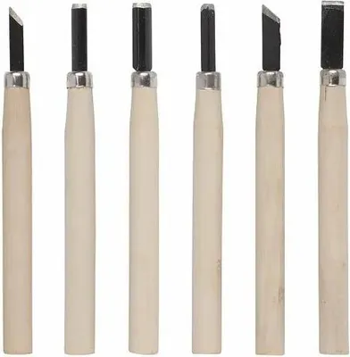Obrázek produktu pro KREATOR dláta mini na dřevo sada 6ks KRTH23601