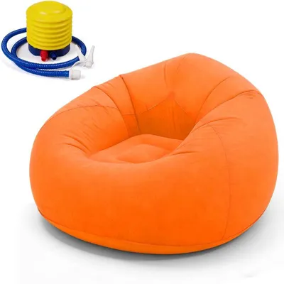 Produktbild von Aufblasbarer Sessel und Sofa, orange, für Entspannung