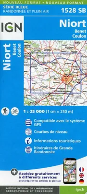 Image de Niort Benet, échelle 1:25 000