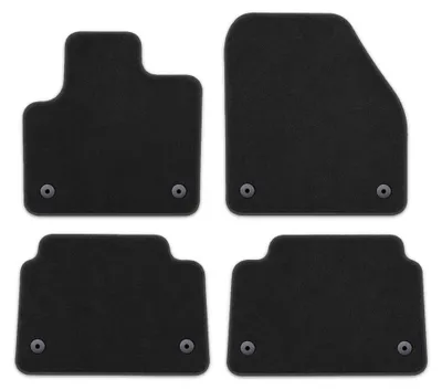 Image de Tapis De Sol De Qualité Supérieure Noir Pour Land Rover Discovery Sport Depuis 2019 4pcs