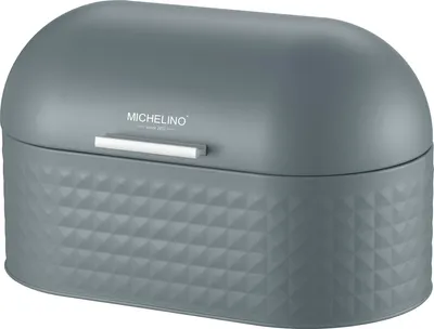 Obrázok produktu pre Michelino chlebník 43,5 x 22 x 21,5 cm chlebník matný sivý 81450